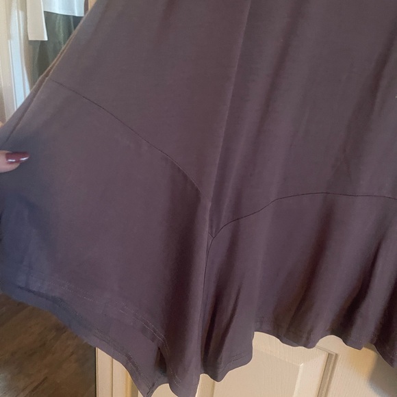 Adorable Dark Gray Ladies DJT Fashion Gorded Skirt, Elastic Waist NWT Sz XL - Picture 2 of 14